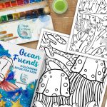 pdf instant download colouring book for kids, colouring book for kids, ocean colouring book for kids, coloring pages for kids, pdf colouring book for kids, printable colouring pages for kids, mermaid colouring book for kids, gifts for kids,