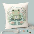 Baby Boho Frog Cushion Cover 40 cm cream Mockup