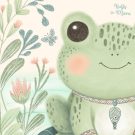 Boho Baby Frog - detail 1 - Hush the Moon