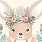 Boho Baby Kangaroo - Isabella by Hush the Moon Detail 1jpg