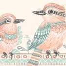 Boho Baby Kookaburras - detail 1 - Hush the Moon