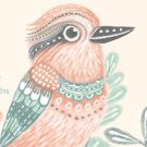 Boho Baby Kookaburras - detail 2 - Hush the Moon