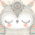 Boho Baby Owl - detail 1 - Hush the Moon