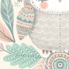 Boho Baby Owl - detail 2 - Hush the Moon