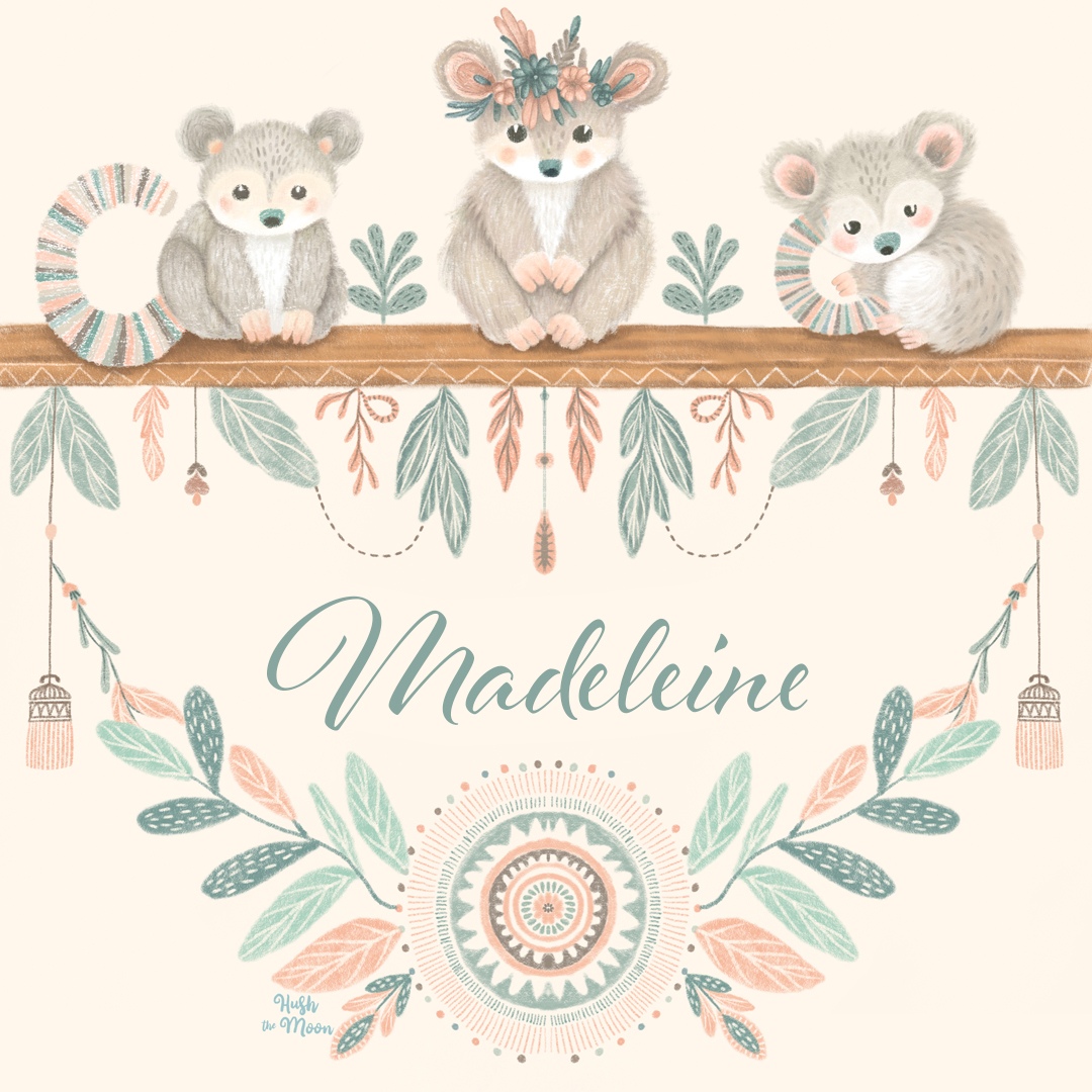 Boho Baby Possums - Madeleine - Hush the Moon