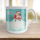 cute Santa mouse mug, Christmas mouse mug, winter mouse mug, personalised mug for kids, Christmas mugs, personalised mugs, gifts for kids, Christmas gifts for kids, hush the moon. mugs for kids, personalised gifts for kids